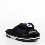 Детски чехли  черни  от текстилен материал  Ronnie