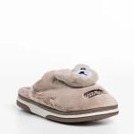 Детски чехли  бежови  от текстилен материал  Ronnie