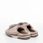 Детски чехли  бежови  от текстилен материал  Ronnie