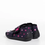 Детски чехли  черни  от текстилен материал  Sadira