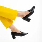 Дамски обувки  черни  от еко кожа  Renaye