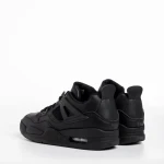 Мъжки спортни обувки  черни  от еко кожа  Abramo