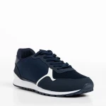 Мъжки спортни обувки  сини  от текстилен материал  Sandon