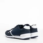 Мъжки спортни обувки  сини  от текстилен материал  Sandon