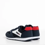 Мъжки спортни обувки  сини  от текстилен материал  Vencil