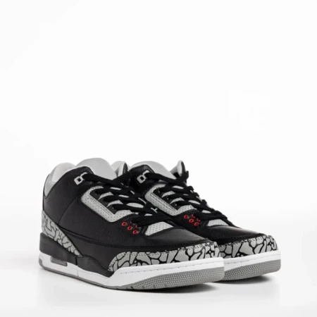 Мъжки спортни обувки  черни със сиво   от еко кожа  Marcelo