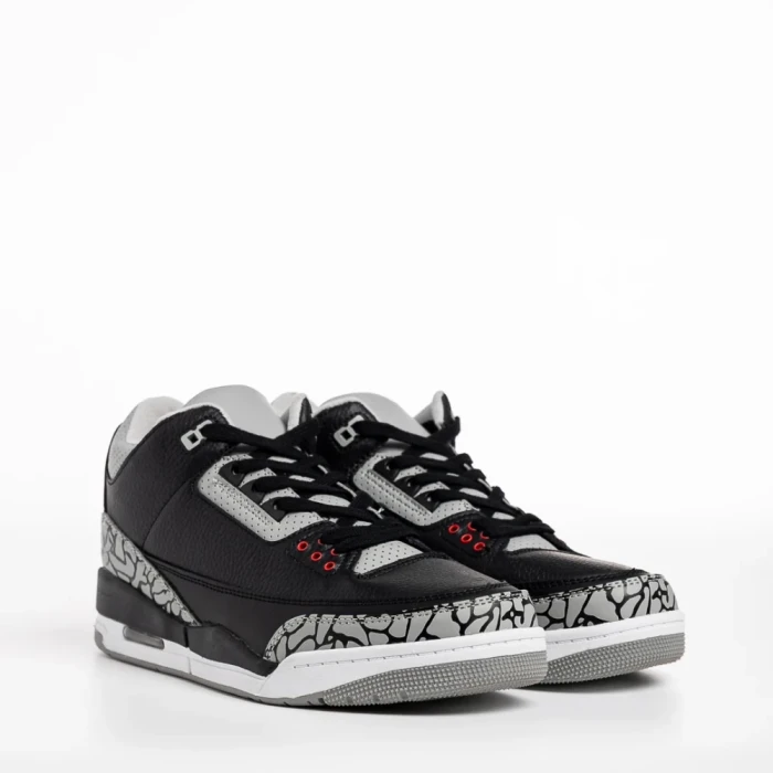 Мъжки спортни обувки  черни със сиво   от еко кожа  Marcelo