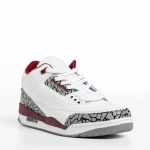 Мъжки спортни обувки  бели cu грена  от еко кожа  Marcelo