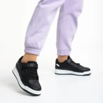 Дамски спортни обувки  черни от еко кожа  Colter