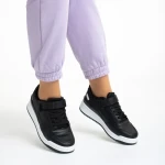 Дамски спортни обувки  черни от еко кожа  Colter