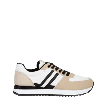 Мъжки спортни обувки  бежови  от еко кожа  Eliot