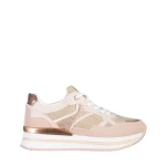 Дамски спортни обувки  розови  от текстилен материал  Haya