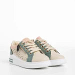 Детски спортни обувки  бежови  от еко кожа  Teal