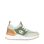 Дамски спортни обувки  зелени  от еко кожа и текстилен материал  Nairobi