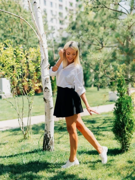 Дамски обувки  бели от текстилен материал  Fadia