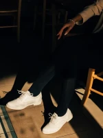 Дамски обувки  бели от еко кожа Ragna