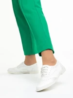 Дамски обувки  бели от еко кожа Ragna