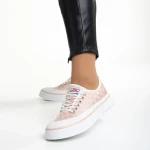 Дамски  кецове  розови  от текстилен материал  Dariana