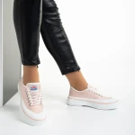 Дамски  кецове  розови  от текстилен материал  Dariana