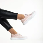 Дамски  кецове  розови  от текстилен материал  Dariana