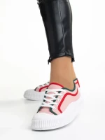 Дамски  кецове  розови  от текстилен материал  Malaya