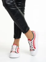 Дамски  кецове  розови  от текстилен материал  Malaya