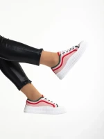 Дамски  кецове  розови  от текстилен материал  Malaya