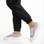 Дамски  кецове  сиви  от текстилен материал  Malaya