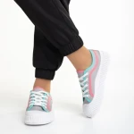 Дамски  кецове  сиви  от текстилен материал  Malaya