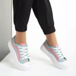 Дамски  кецове  сиви  от текстилен материал  Malaya