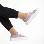 Дамски  кецове  сиви  от текстилен материал  Malaya