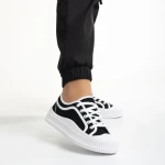 Дамски  кецове  черни  от текстилен материал  Malaya