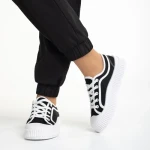 Дамски  кецове  черни  от текстилен материал  Malaya