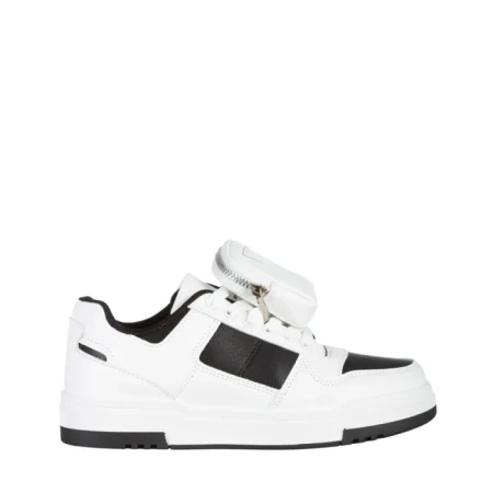 Дамски спортни обувки  бели с черно  от еко кожа Inola