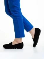 Дамски мокасини  черни  от естествена кожа  Kathi