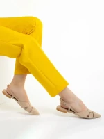 Дамски обувки Marco бежови от естествена кожа Alfonsina