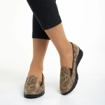 Дамски обувки бежови от естествена кожа Liora