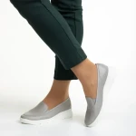 Дамски обувки сиви  от естествена кожа Tajana