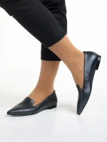 Дамски балерини  Marco сиви  от естествена кожа Lally