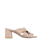 Дамски  чехли  Marco бежови от естествена кожа Mohana