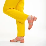 Дамски сандали  Marco розови  от естествена кожа Joni