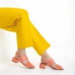 Дамски сандали  Marco розови  от естествена кожа Joni