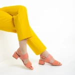 Дамски сандали  Marco розови  от естествена кожа Joni