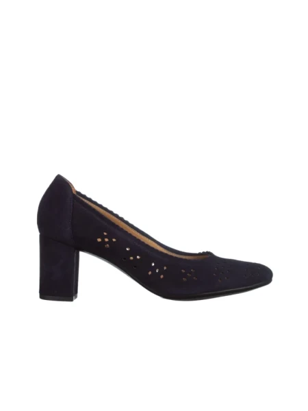 Дамски обувки Marco сини  от велур  Gitta