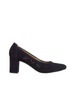 Дамски обувки Marco сини  от велур  Gitta