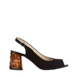 Дамски сандали  Marco черни  от велур  Araceli