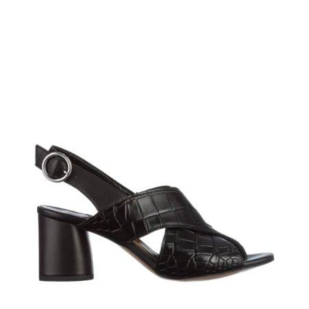 Дамски сандали  Marco черни  от естествена кожа Dagmar