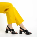 Дамски сандали  Marco черни  от естествена кожа Dagmar