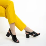 Дамски сандали  Marco черни  от естествена кожа Dagmar