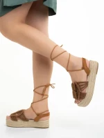 Дамски сандали  maro от текстилен материал  Akulina